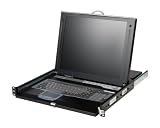 41JbK54cFAL. SL160  StarTech.com 1UCABCONS17 1U 17 Inch Rack Mount LCD Console with Rear Mount KVM Switch Module