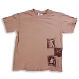 Dogwood - Toddler Boys Short Sleeve Skate Tricks Tee Shirt, Dark Tan