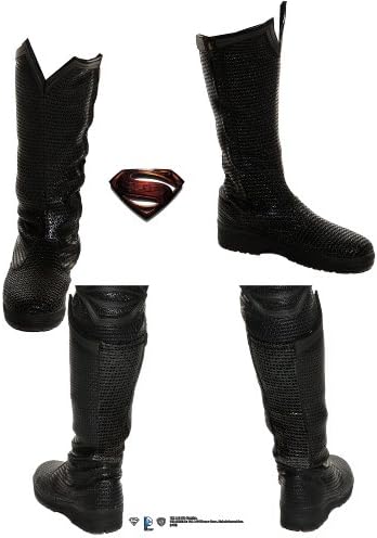 UD Replicas Superman Man of Steel Dream Sequence Leather Boots, X-Small