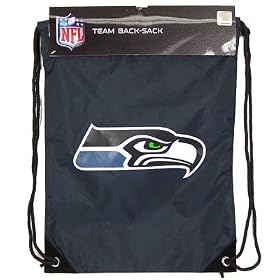 SEATTLE SEAHAWKS OFFICIAL LOGO SHOULDER SACK BACKPACK