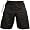 Black MMA Grappling Piranha Gear Board Shorts (Flex-Panel) Blank, Medium