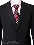 Chianti One Button Double vented Solid gray Wool Suit 44R - *Contemporary Trim EURO Cut + FREE 100% SILK TIE*