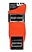 1 Pair of Biagio Solid ORANGE Color Men's COTTON Dress SOCKS