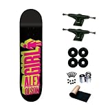 Girl Alex Olson Big Girl 3-D 7.75 Skateboard Deck Complete