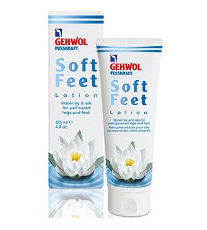 Gehwol Fusskraft Soft Feet Lotion Water lily & Silk for legs & Feet 4.4 oz 125ml