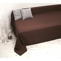 Tagesdecke braun Plaid Sofa�berwurf 210x280cm