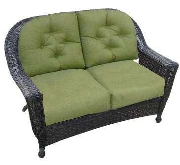 Georgetown Aluminum Loveseat By Chicago Wicker/nci