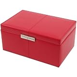 Wolf Designs Manhattan Large Red Jewelry Case #319014