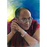 Dalai Lama (Face) Art Poster Print