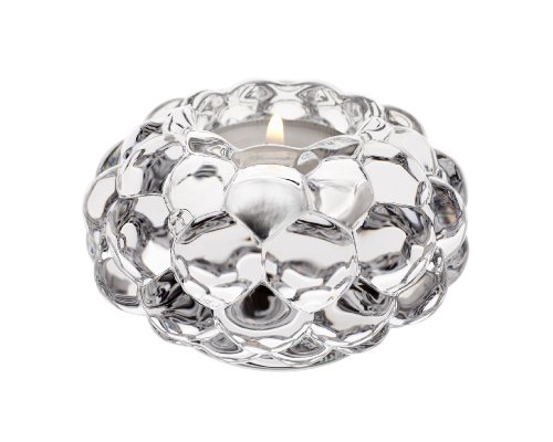 Orrefors Raspberry Votive Jumbo