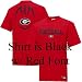 Georgia Bulldogs NCAA Youth Team Issue T-shirt by Nike (Black) (Large) - Large