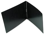 Smead 81178 Pressboard Side Opening Report Cover with Holes 8-1/2 C to C, 11 x 17, Black, Carton of 50