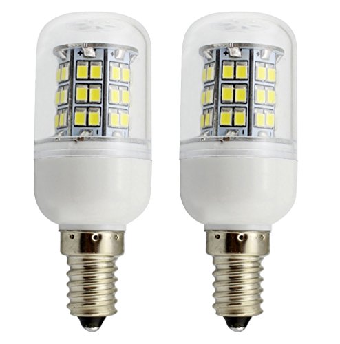 Uniox 2 Pack Solar Power 12V-24 Volt Default Candelabra E12 LED Bulb 4 Watts 360 Lumens 48pcs LEDs Warm White 3000K