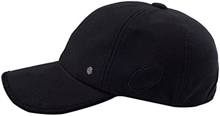 Elord Men's Folding Cap 2 for Winter (Black)