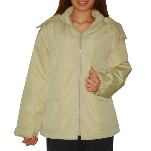 Womens Lightweight Insulated Zip-Up Hooded Winter Jacket
