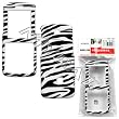 Black and White Zebra Animal Skin Design Snap-On Cover Hard Case Cell Phone Protector for ZTE C78