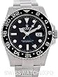 Rolex Mens Stainless Steel Gmt II Black Dial by Rolex