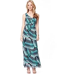 Autograph Geographic Tropical Print Maxi Dress