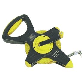 CST Berger 74-Y1001 100ft Fiberglass Zip-Line, Pro-Series Open Reel Tape in FEET 10THS by CST-Berger