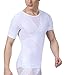 No.66 Town Men's Burn Fat Body Shaper Corset Sports Short Sleeve T-shirts