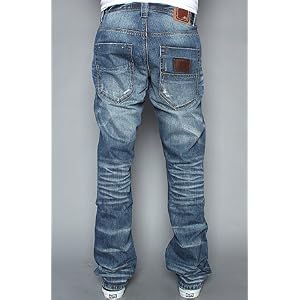 Aknowledge The Menthol Leather Jean in Medium Vintage,Denim for Men