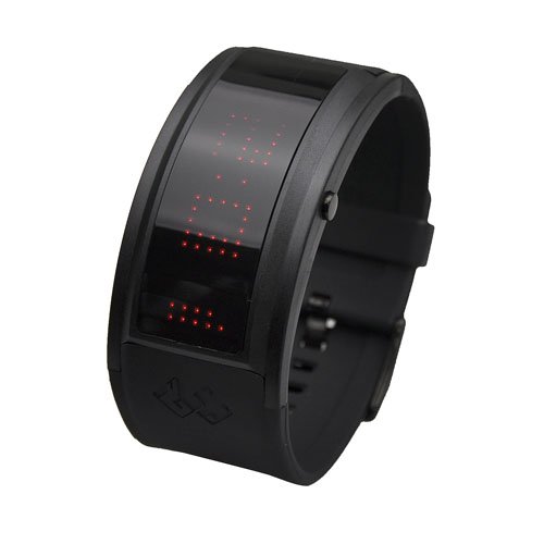 [ブラックダイス]Black Dice 腕時計 グル ブラック/レッドLED BD4402 メンズ [正規輸入品]