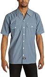 Dickies Mens Short Sleeve Chambray Shirt
