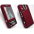EMARTBUY RED HYBRID PROTECTION CASE/COVER/SKIN WITH BUILT IN SCREEN PROTECTOR FOR SONY ERICSSON W995