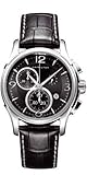Hamilton Men's H32612735 Jazzmaster Black Chronograph Dial Watch