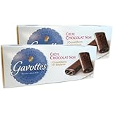 Gavottes - Crispy Lace Crepes From France Covered in Dark Chocolate 2 Packs 2x18 Crepes 2x3.2oz (2 PACK)