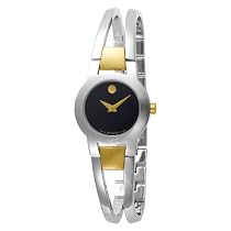 Movado Women's 604760 Amorosa Two-Tone Stainless Steel Bangle Bracelet Watch