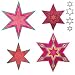 Accuquilt Go 6 Point Star Medley Sarah Vedeler Fabric Cutting Die 55313
