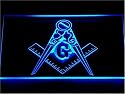 Masonic Mason Freemason Neon Light Sign