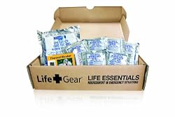 Life+Gear LG329 Life Essentials 3-Day Survival Kit, Black and Yellow