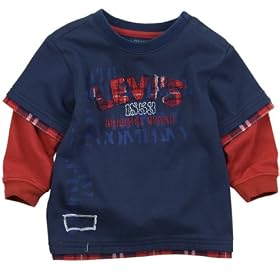 Levi's Baby Boys Mock Layered Top