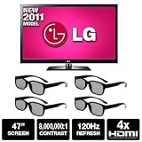 LG 47LW5600 47 Class Cinema 3D LED LCD HDT Bundle
