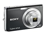 Sony Cyber-shot DSC-W190B Digitalkamera (12 Megapixel, 3-fach opt. Zoom, 6,9 cm (2,7 Zoll) Display und Smile Shutter) schwarz