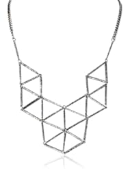 Steve Madden Geometric Link Necklace, 25"