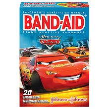 Band-Aid Adhesive Bandages, Disney Pixar Cars, Assorted Sizes, 20 ct.