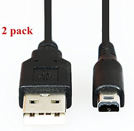 FEBIONA® 2 Pack USB Charger Cable for Nintendo 3DS/DSi/DSi XL