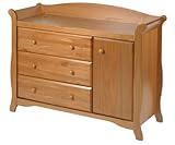 Stork Craft Aspen Combo Dresser Chest, Oak