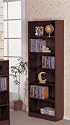 Cherry Finish 6 Shelf Bookcase