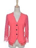 Anna-Kaci S/M Fit Pink Lace Sleeves