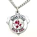 Sporting Goods : Boston Red Sox Chain Necklace & Enameled Pewter Pendant - MLB Baseball Fan Shop Sports Team Merchandise