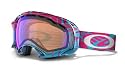 Oakley Splice Lava Sky Block Text w/Blue Ski Goggles (01-875)