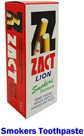 ZACT LION 160G SMOKERS TOOTHPASTE SAFELY REDUCE TOBACCO STAINS