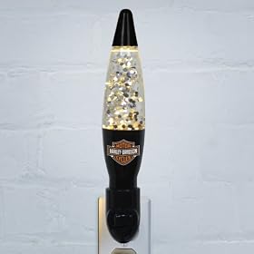 Harley Davidson Black Metal Sparkling Night Light