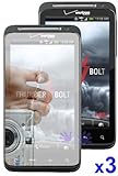 HTC ThunderBolt Mirror Reflect Screen Protector ( 3 Pack )