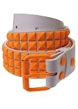Produkt-Bild: MasterDis Stud Belt Special G&uuml;rtel Uni, white/orange