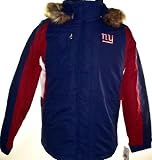 New York Giants NFL Women's Fur Trim Hooded Jacket